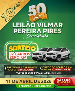 50º Leilão Vilmar Pereira Pires e Convidados